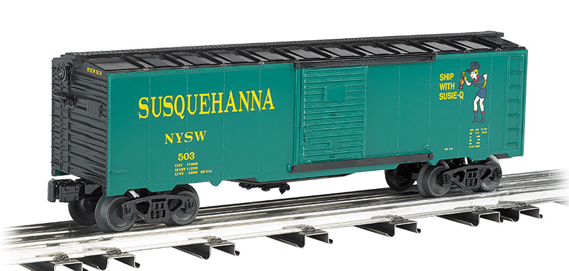 Williams by Bachmann 47079 O Gauge 40' Boxcar New York Susquhanna Western NYS&W