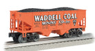 Williams by Bachmann 48208 O Gauge 55 Ton 2 Bay Hopper with Coal Load Waddell