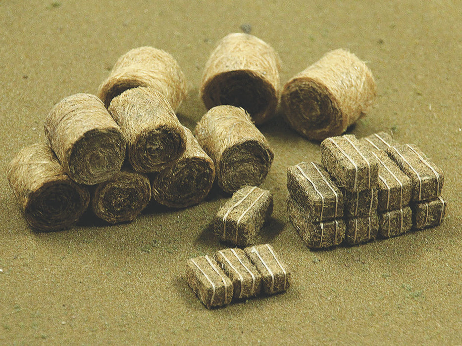 JTT Scenery Products 32502 Hay Bales Square and Round 35 Pack