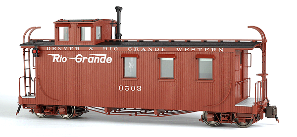 Bachmann Spectrum 88797 G Scale 1.20.3 "LS" Caboose  "Flying Grande" Rio Grande D&RGW 0503 - NOS