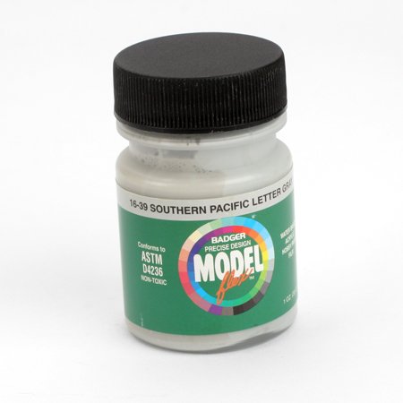 Badger 16-39 MODELFlex Acrylic Paint 1oz Southern Pacific Letter Gray