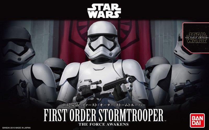 Bandai 203217 1/12 Star Wars the Force Awakens First Order Stormtrooper Snap Kit