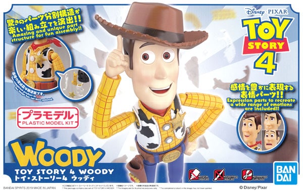 Bandai 5057699 Toy Story 6" Woody Figure Snap Kit
