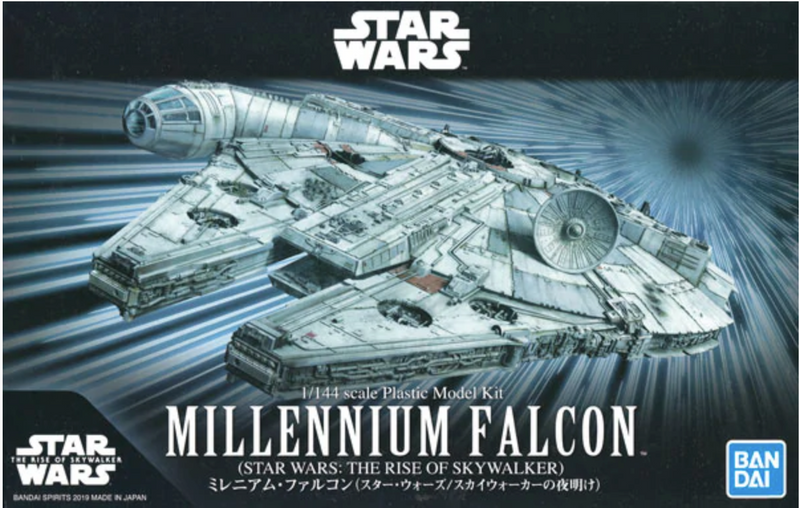 Bandai 2482314 1/144 Star Wars The Rise of Skywalker Millennium Falcon Snap Kit