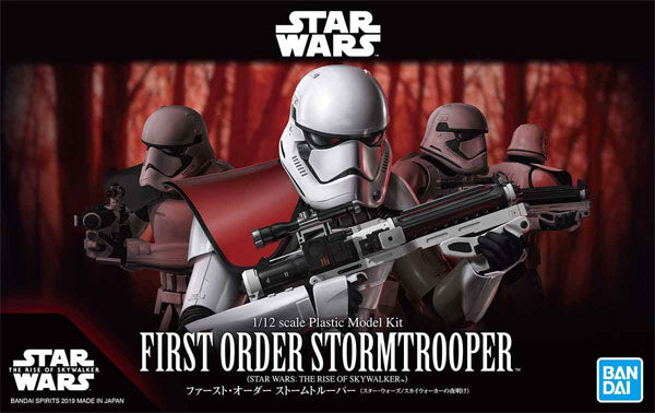 Bandai 5058882 1/12 Star Wars The Rise of Skywalker: First Order Stormtrooper (Snap Kit)