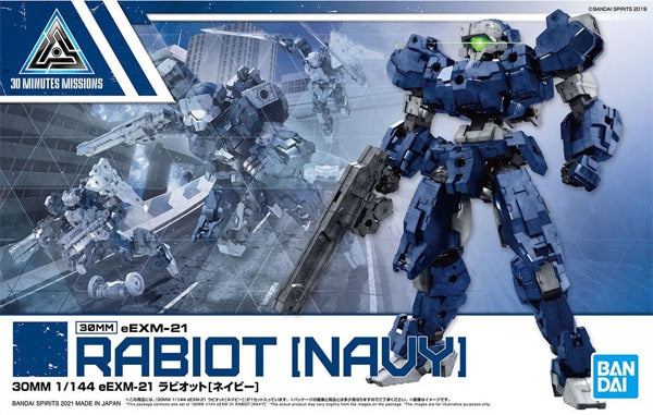Bandai 5060699 1/144 30 Minute 30mm Series #032 eEXM21 Rabiot Navy