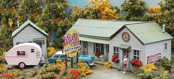 Bar Mills Scale Model Works 872 HO Scale Collard's Creek Motor Park Craftsman Kit