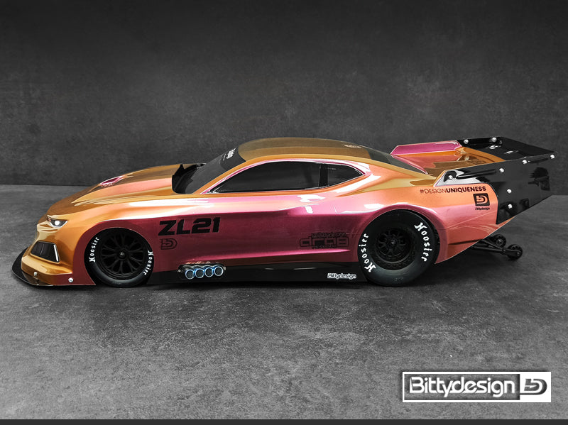 Bittydesign ZL21 Clear 1/10 No-Prep Street Elimitantor Drag Body