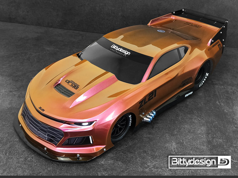 Bittydesign ZL21 Clear 1/10 No-Prep Street Elimitantor Drag Body