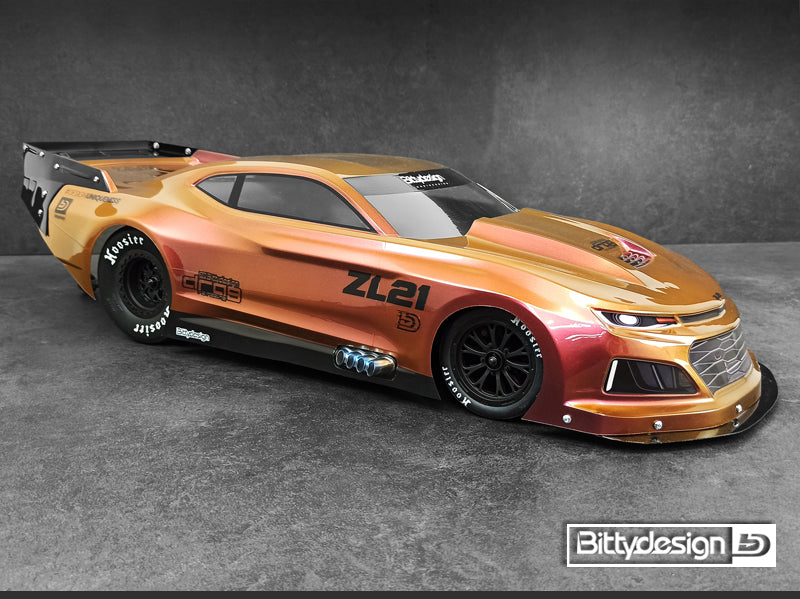 Bittydesign ZL21 Clear 1/10 No-Prep Street Elimitantor Drag Body
