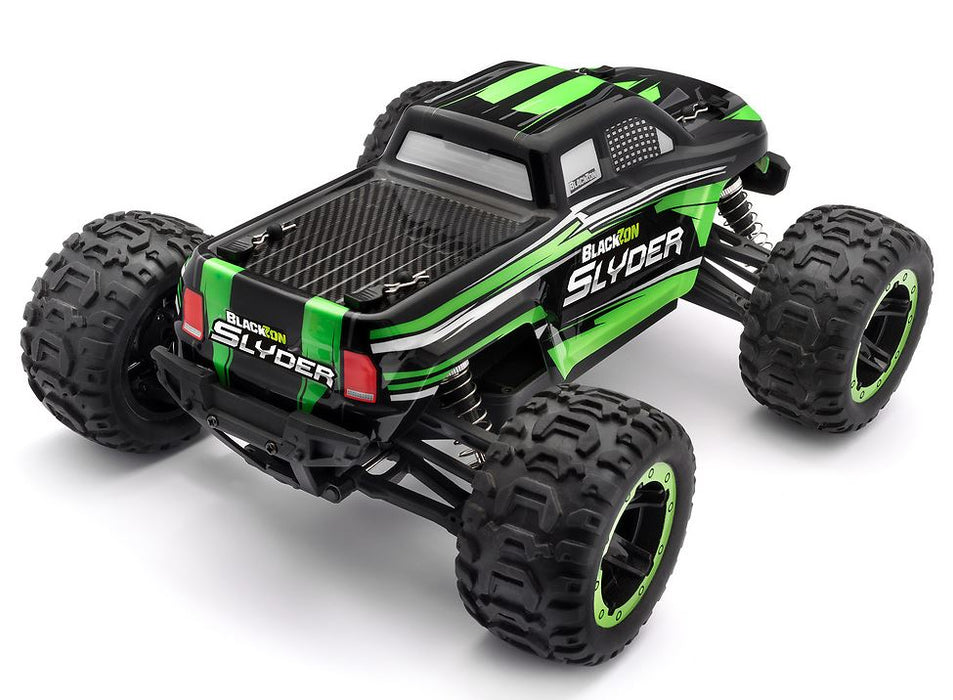 BlackZon 540100 Green Slyder 1/16 RTR 4WD Monster Truck