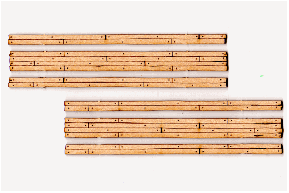 Blair Line 122 HO Scale 2 Lane Rough Cut Wood Grade Crossing Kit