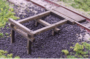 Blair Line 124 HO Scale Laser Cut Wood Handcar Set Off Kit