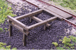 Blair Line 124 HO Scale Laser Cut Wood Handcar Set Off Kit