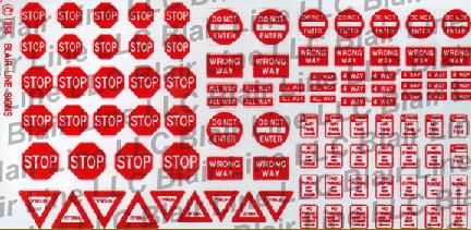 Blair Line 3 N Scale Highway Signs Regulatory Signs #2 1930-Present
