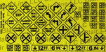 Blair Line 7 N Scale Highway Signs Warning Signs #3 1948-Present
