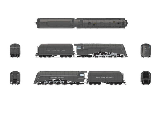 BLI 2841 HO Scale 4-6-4 New York Central Commodore Vanderbilt Hudson (Disk Drivers) NYC 5344