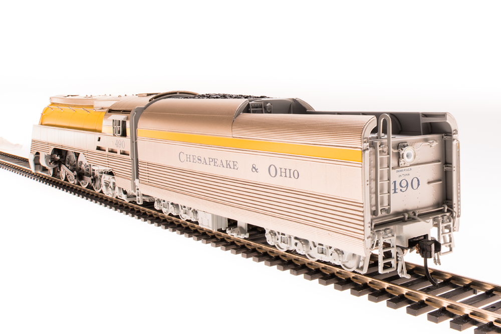 BLI 4557 HO Scale 4-6-4 ClassL-1 Hudson Steam Loco C&O 493 Paragon3 Brass Hybrid - USED