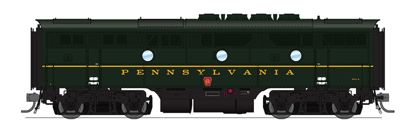 BLI 4823 HO Scale EMD F3A/B PhIIa Pennsylvania PRR 9501A/B with DCC and Sound