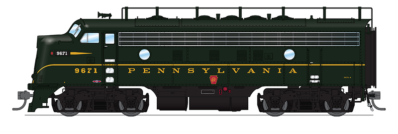 BLI 4848 HO Scale EMD F7A/B PhI Pennsylvania PRR 9671A with DCC and Sound