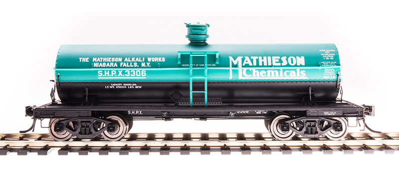 BLI 6175 HO Scale 6000 Gallon Tank Car Mathieson SHPX Single Car # Varies