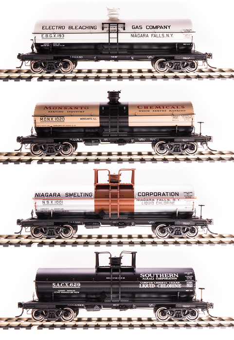 BLI 6176 HO Scale 6000 Gallon Tank Car 1940s Variety Set C 4 Pack