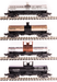 BLI 6176 HO Scale 6000 Gallon Tank Car 1940s Variety Set C 4 Pack