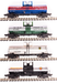 BLI 6178 HO Scale 6000 Gallon Tank Car Late 1950s Variety Set E 4 Pack