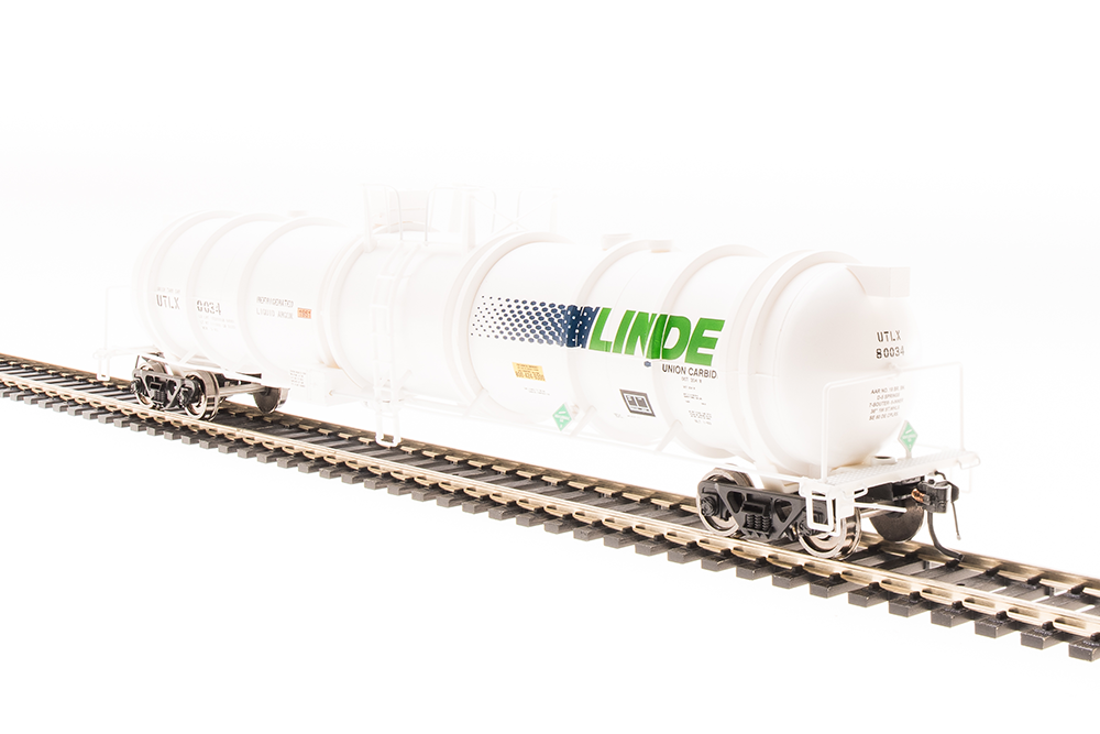 BLI 6316 HO Scale Cryogenic Tank Car Linde UTLX 2 Pack