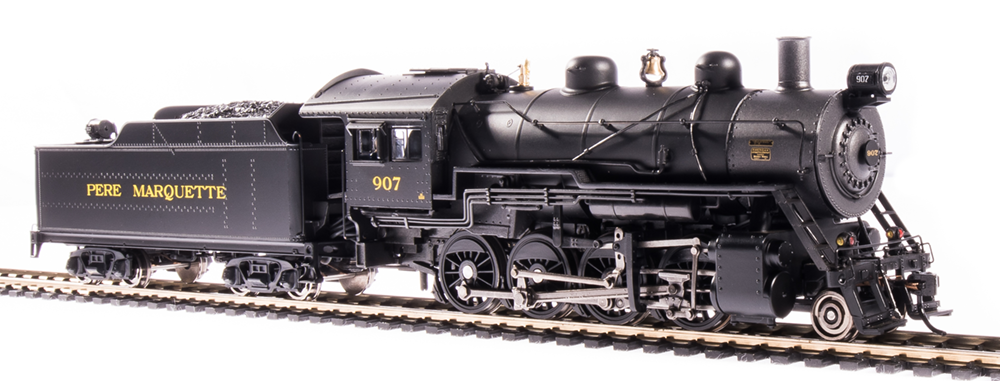 BLI 6350 HO Scale 2-8-0 Consolidation Steam Locomotive Pere Marquette PM 907 DCC Sound