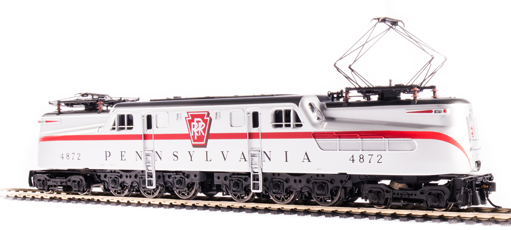 BLI 6370 HO Scale GG1 Electric Pennsylvania Aluminum Red Stripe PRR 4872 DCC Sound