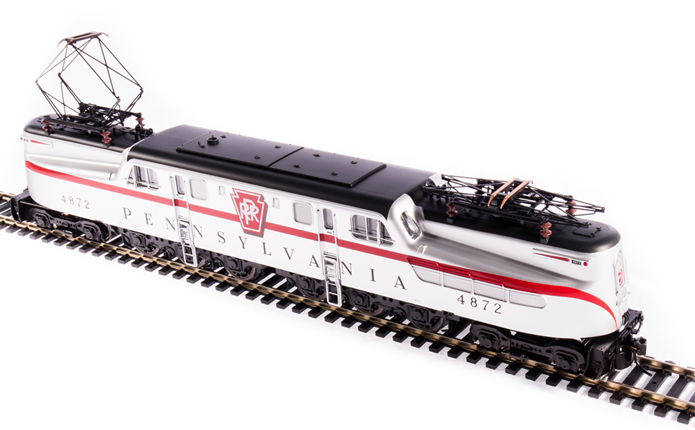 BLI 6370 HO Scale GG1 Electric Pennsylvania Aluminum Red Stripe PRR 4872 DCC Sound