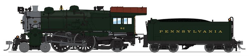 BLI 6704 HO Scale PRR E6 4-4-2 Atlantic Steam Loco Pennsylvania 92 "Post War" Paragon4