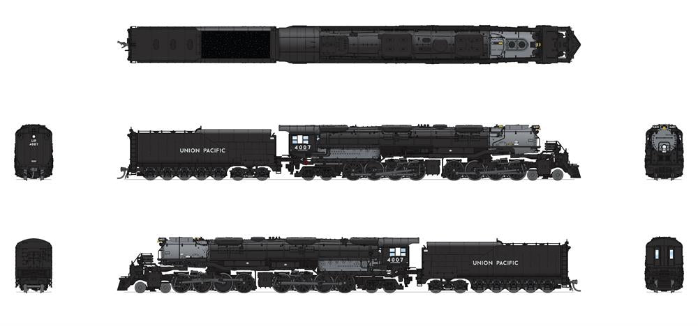 BLI 7230 N Scale Big Boy 4-8-8-4 Steam Loco Union Pacific UP 4007 Paragon4