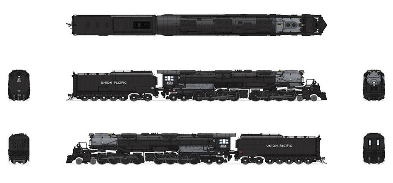 BLI 7236 N Scale Big Boy 4-8-8-4 Steam Loco Union Pacific (Tour Excursion) UP 4014 Paragon4