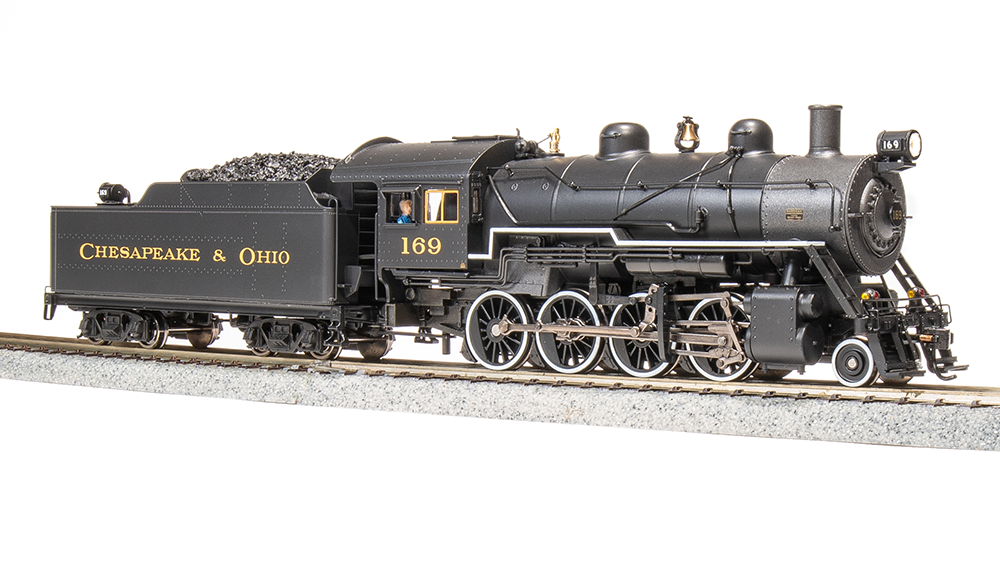 BLI 7328 HO Scale 2-8-0 Consolidation Steam Loco Chesapeake & Ohio C&O 162 Paragon4