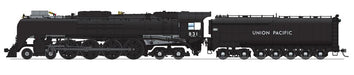 BLI 7364 HO Scale FEF-2 4-8-4 Steam Loco Union Pacific "Black and Graphite" UP 831 Paragon4 Smoke
