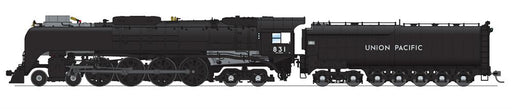 BLI 7364 HO Scale FEF-2 4-8-4 Steam Loco Union Pacific "Black and Graphite" UP 831 Paragon4 Smoke