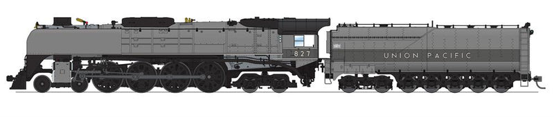 BLI 7365 HO Scale FEF-2 4-8-4 Steam Loco Union Pacific "TTG Aluminum" UP 827 Paragon4 with Smoke