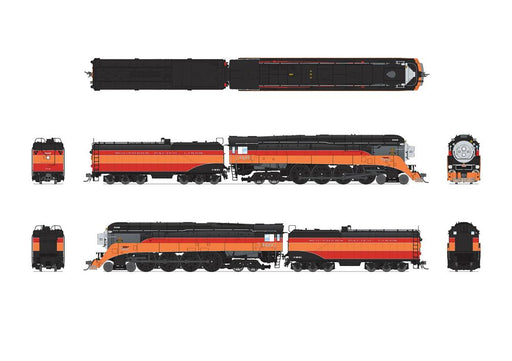 BLI 7611 HO Scale GS-4 Southern Pacific 4449 Daylight Modern