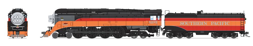 BLI 7617 HO Scale GS-4 Southern Pacific 4444 Post-War Daylight Paragon4 Hybrid