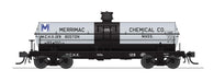 BLI 7660 HO Scale 6000 Gallon Tank Car Merrimac/Brown Co 1940s Variety 2 Pack A