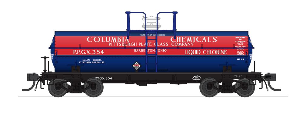 BLI 7661 HO Scale 6000 Gallon Tank Car PPG/Virginia Smelting 1940s Variety 2 Pack B