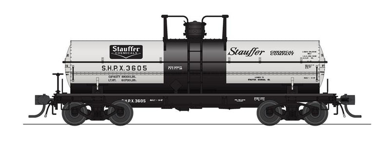 BLI 7670 HO Scale 6000 Gallon Tank Car Columbia/Stauffer 1960s Variety 2 Pack B