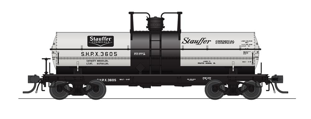 BLI 7670 HO Scale 6000 Gallon Tank Car Columbia/Stauffer 1960s Variety 2 Pack B