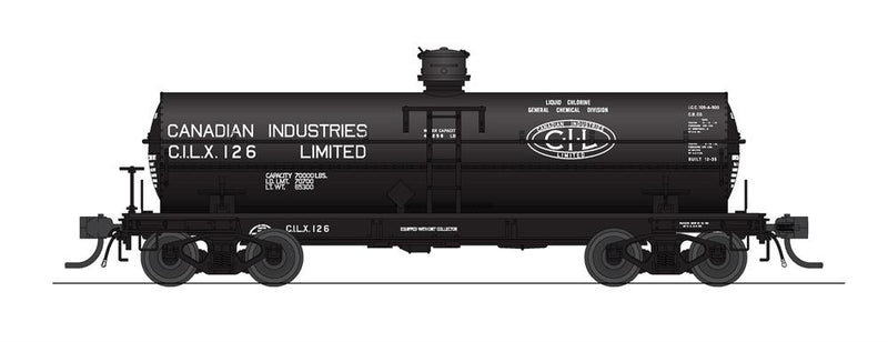 BLI 7672 HO Scale 6000 Gallon Tank Car Canadian Industries CILX 2 Pack