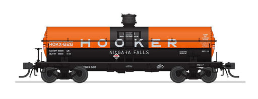 BLI 7675 HO Scale 6000 GallonTank Car "Delivered" Hooker HOKX 2 Pack