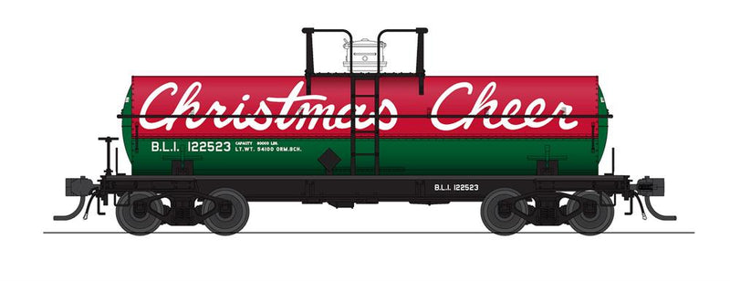 BLI 7679 HO Scale 6000 GallonTank Car Christmas 2 Pack