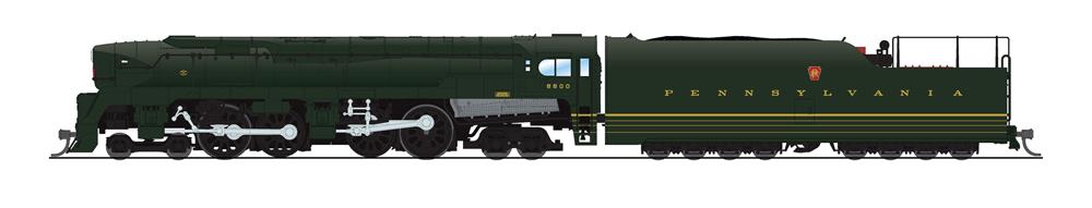 BLI 8023 N Scale 4-4-4-4 T1 Duplex Steam Loco Pennsylvania PRR 5536 Paragon4
