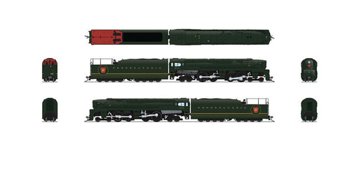 BLI 8026 N Scale 4-4-4-4 T1 Duplex Steam Loco "Fantasy" Pennsylvania PRR 6110 Paragon4